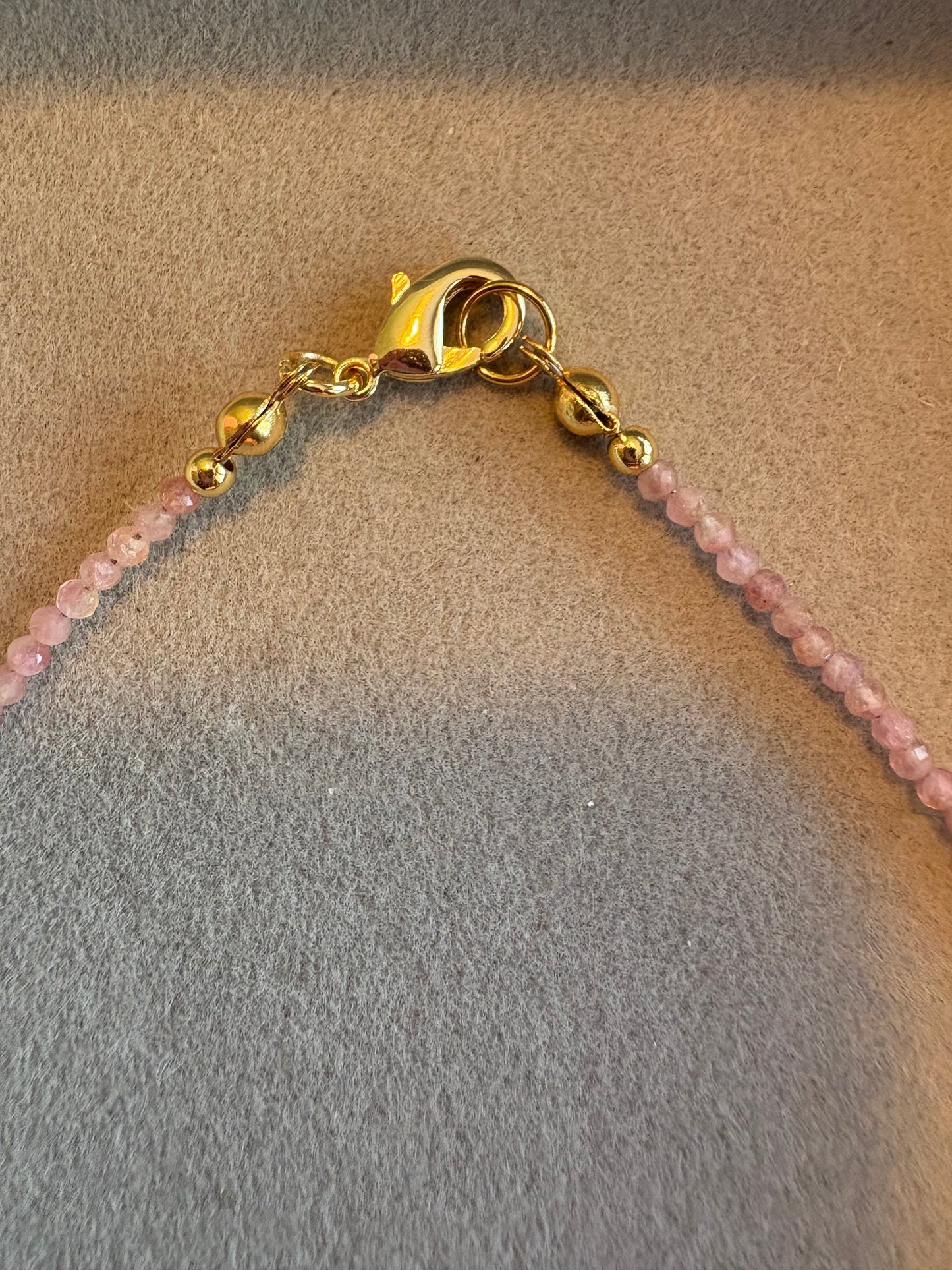 Pink Tourmaline Necklace