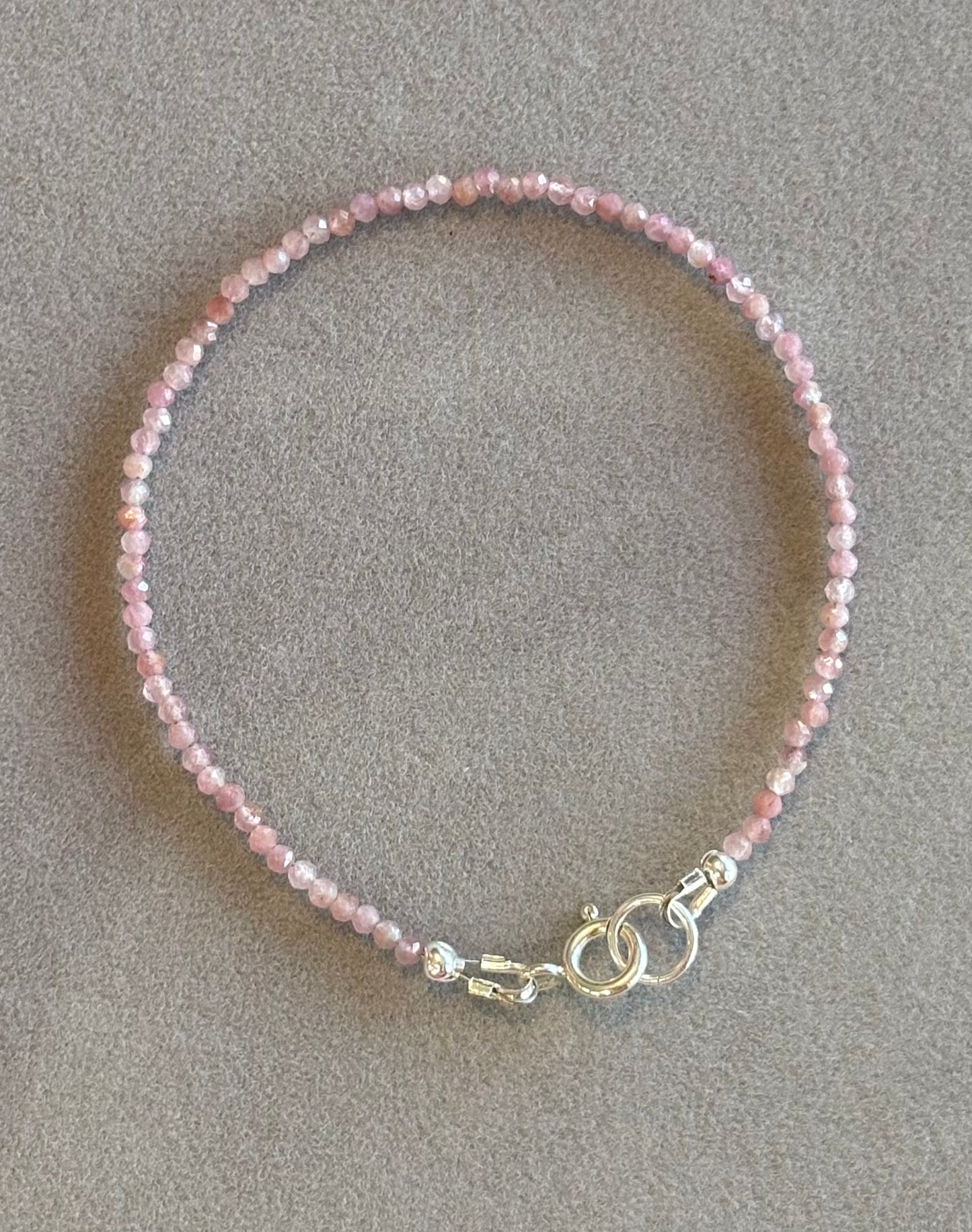 Pink Tourmaline Bracelet