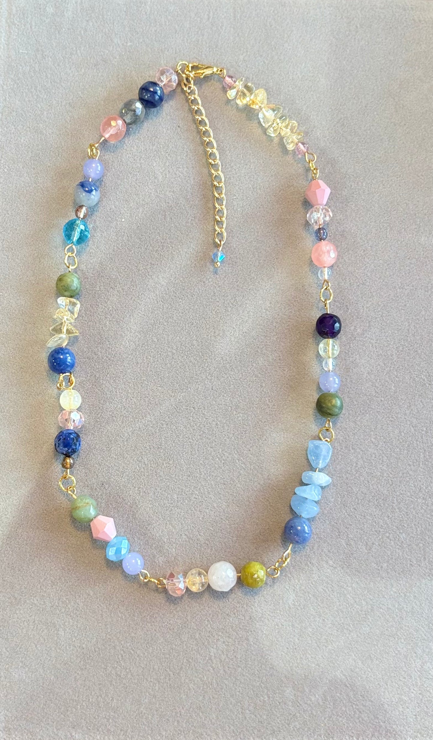 Citrine Link Necklace