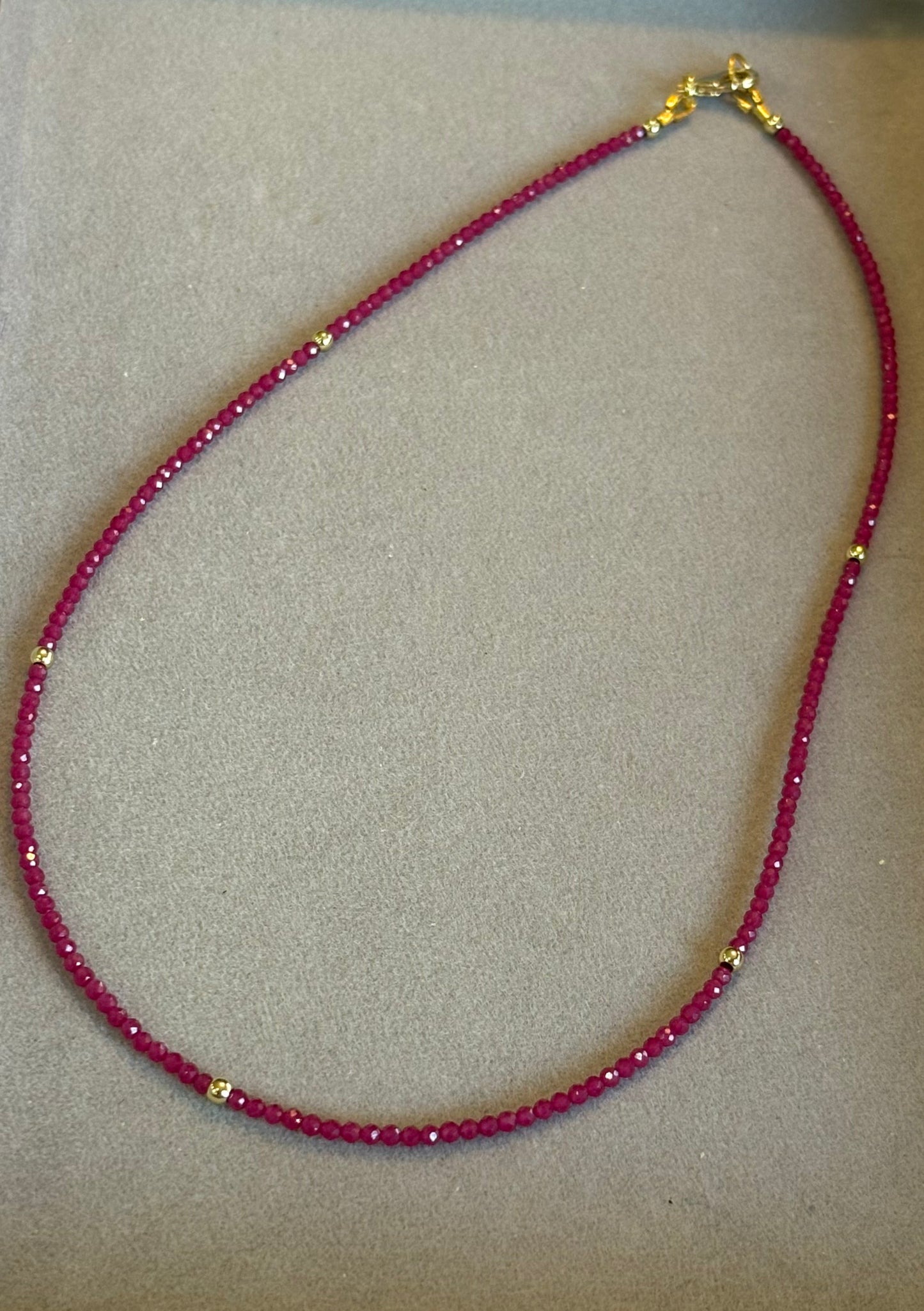 Ruby Twinkle Necklace