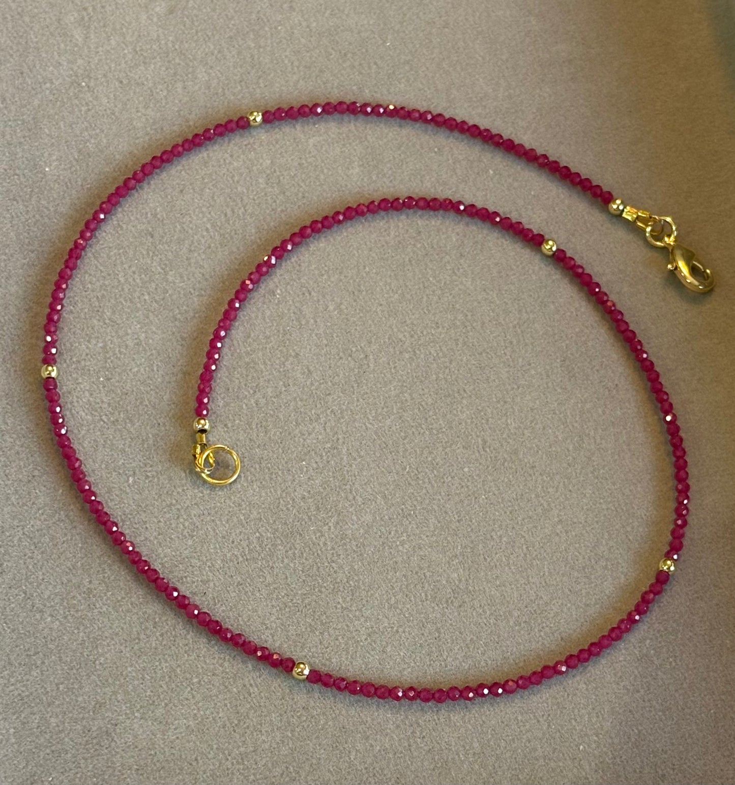 Ruby Twinkle Necklace