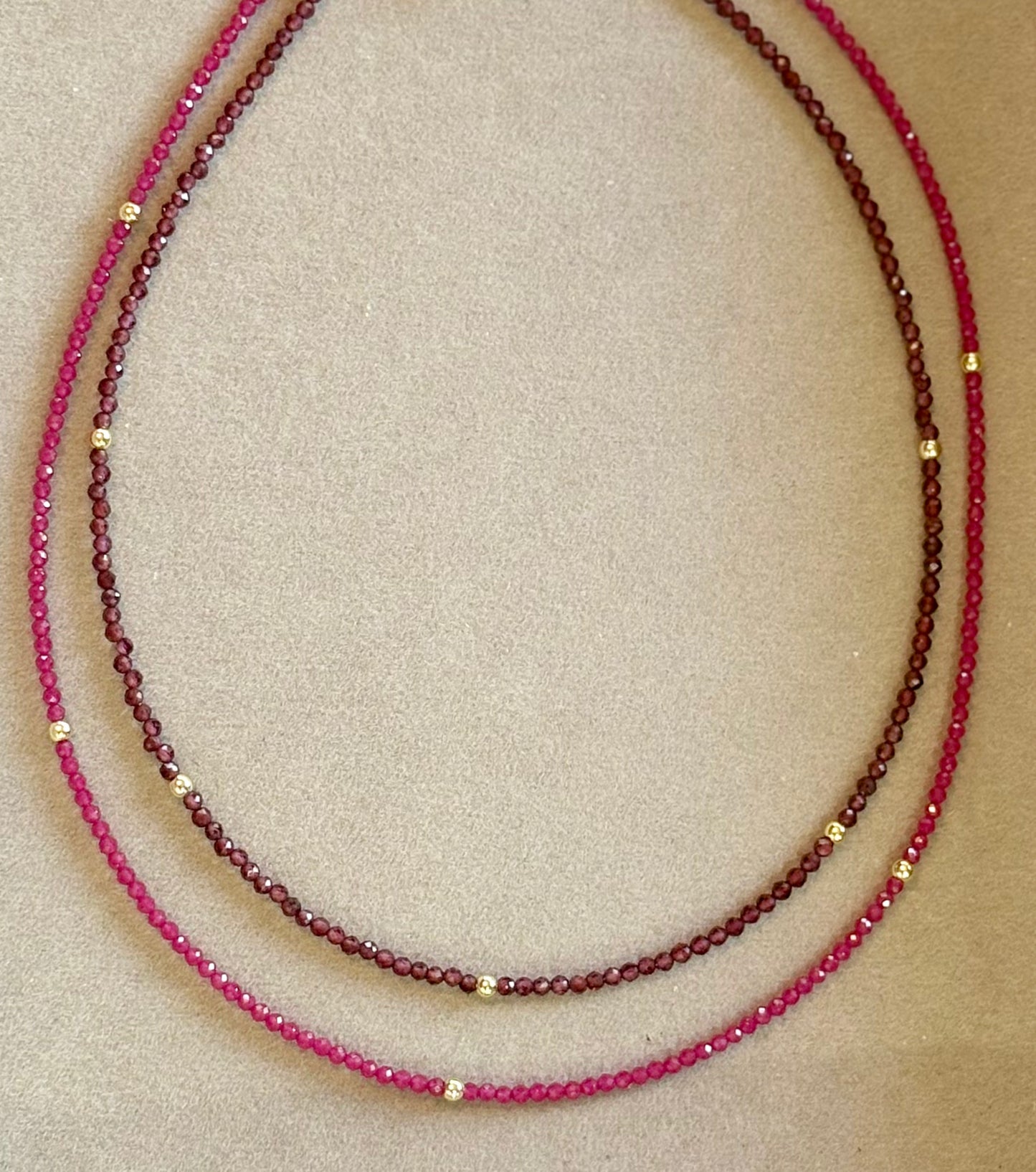 Ruby Twinkle Necklace