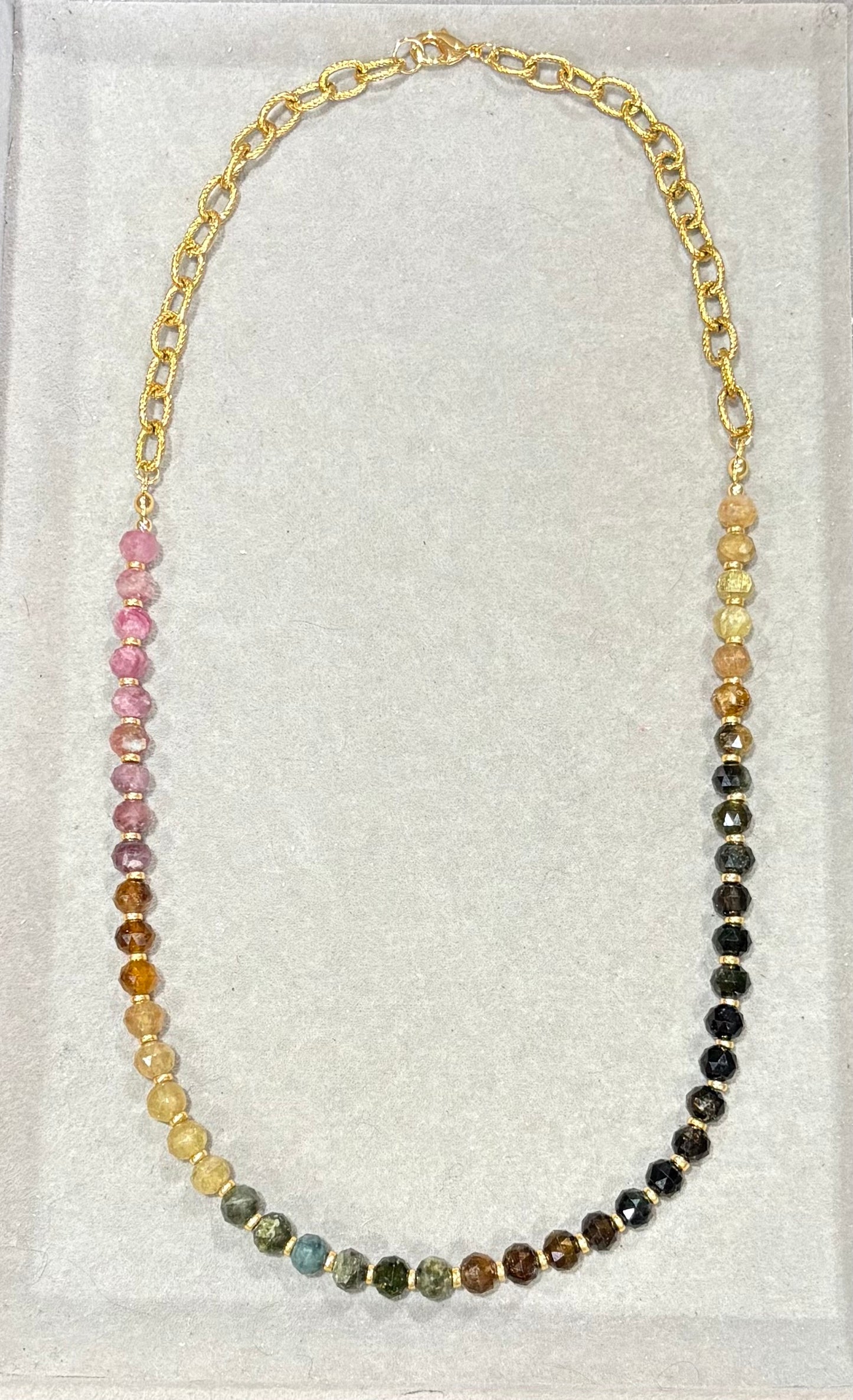 Tourmaline Chain Necklace