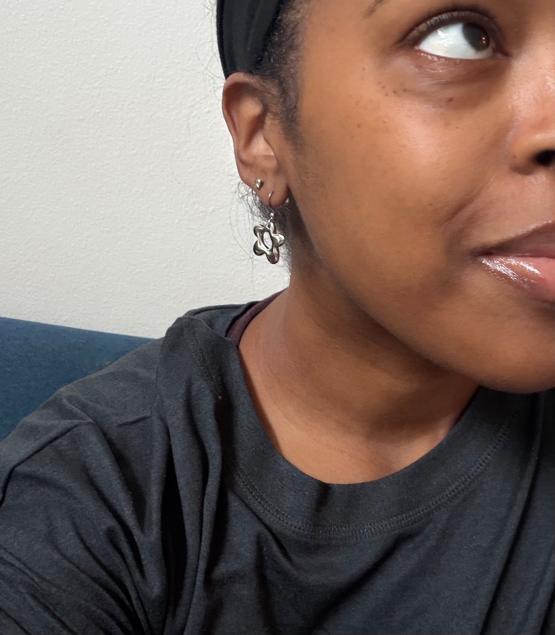 Ivy Drops | Stainless Steel Flower Earrings