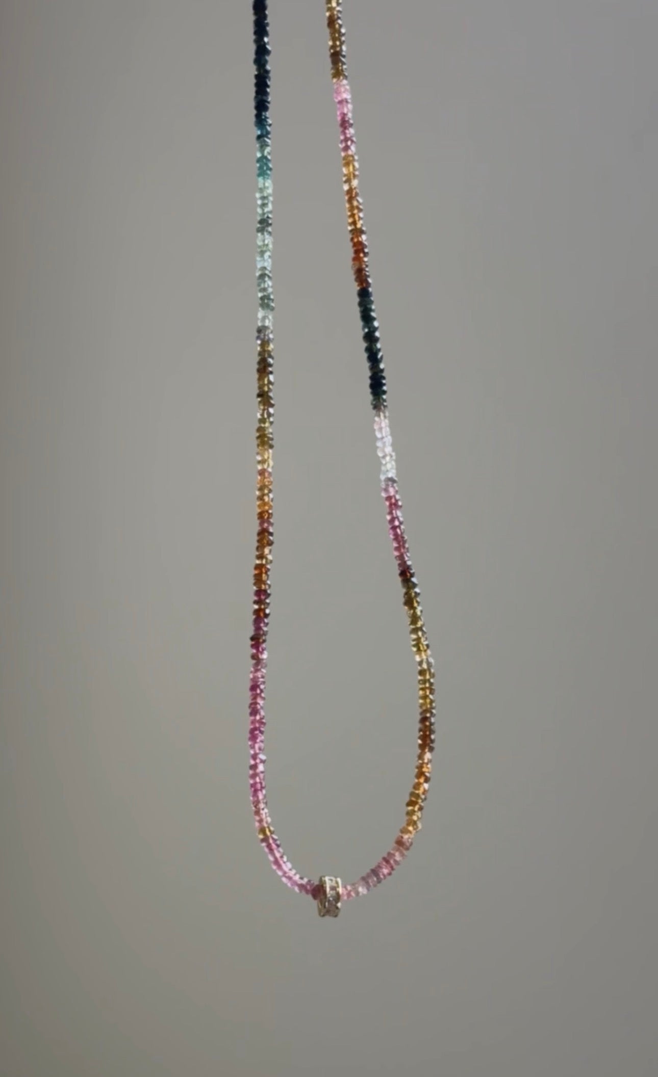 Cosmic Confetti Tourmaline Necklace | Colorful Gemstone Jewelry