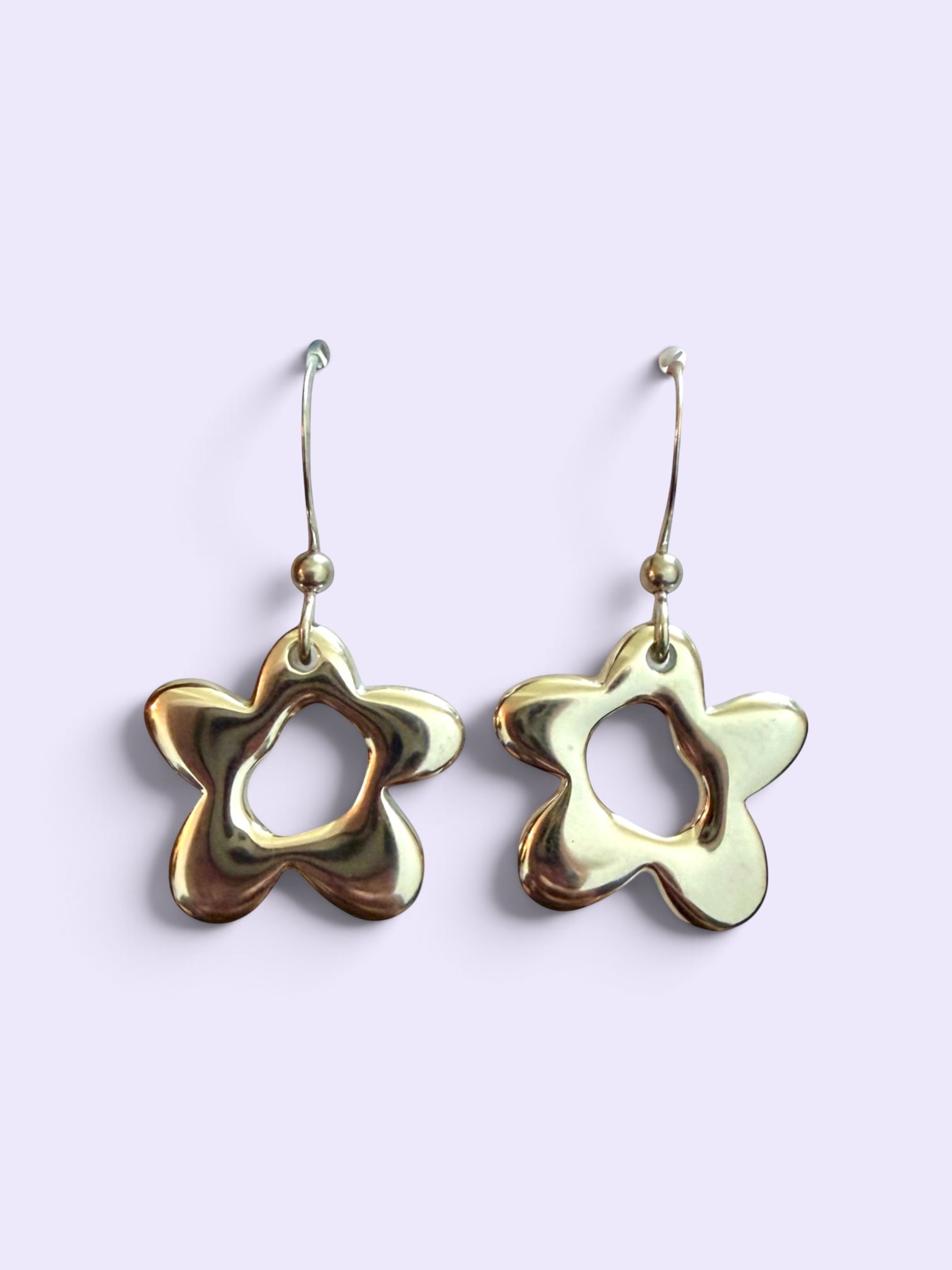 Ivy Drops | Stainless Steel Flower Earrings