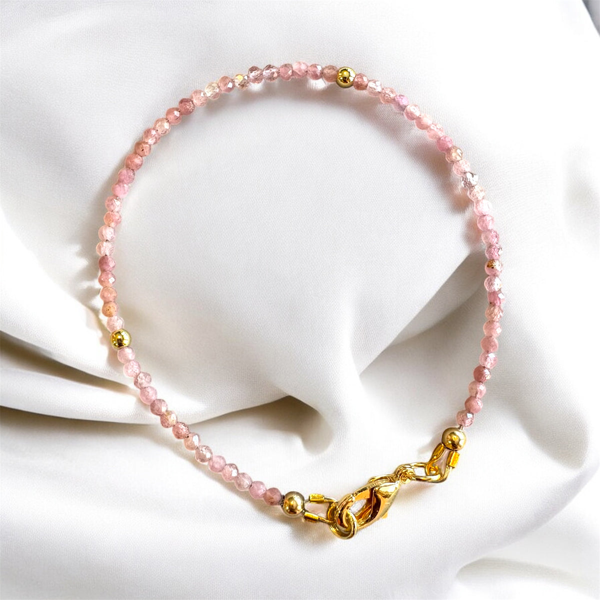 Pink Tourmaline Bracelet – Ron & Ivy Jewelry