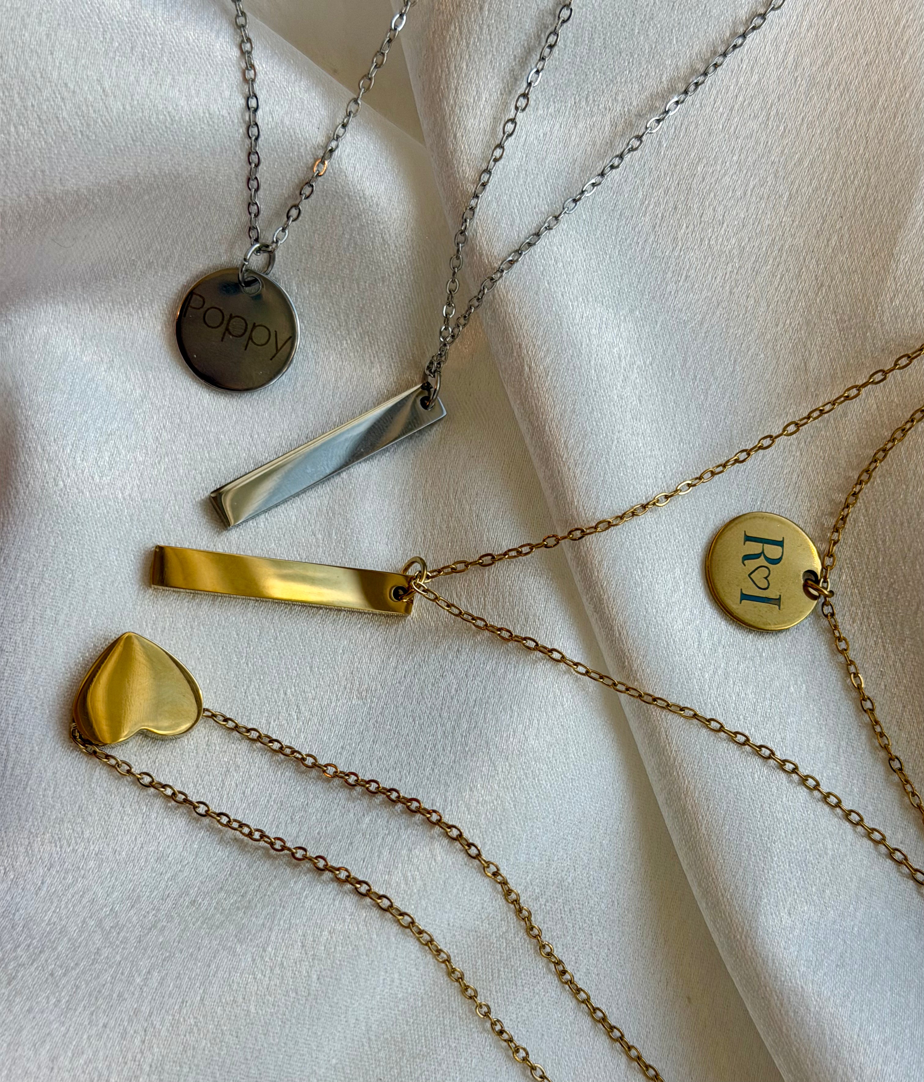 Love Notes | Custom Engraved Necklace | Personalized Charm Necklace