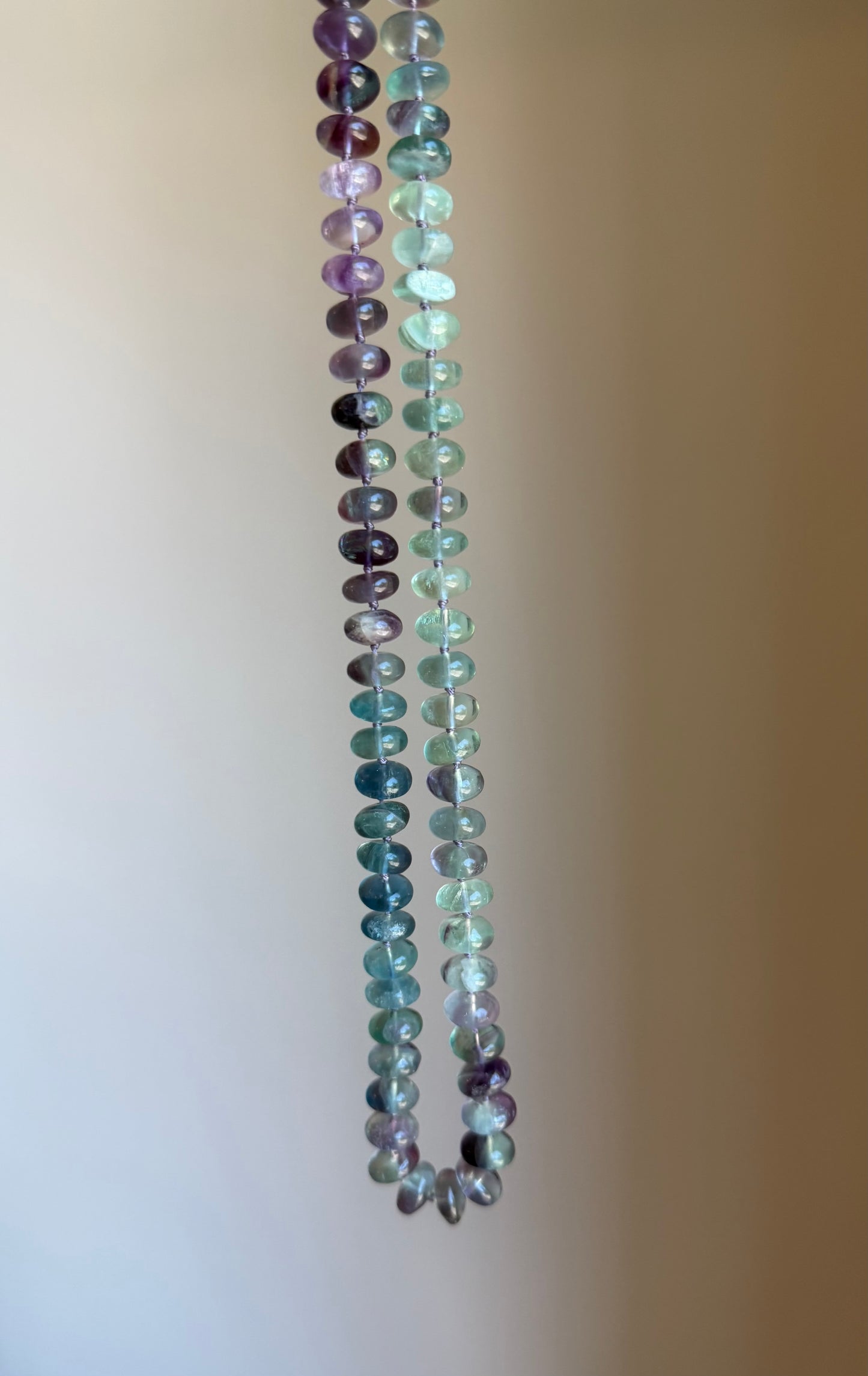 Wishing Hour Necklace | Hand-Knotted Fluorite Necklace