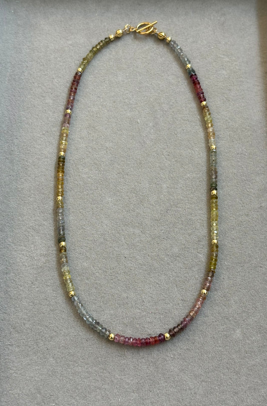 African Sapphire Necklace