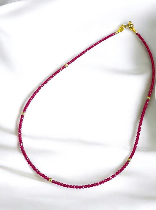 Ruby Twinkle Necklace