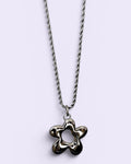 Remember Me | Flower Pendant Necklace | Gold PVD & Silver Stainless Steel