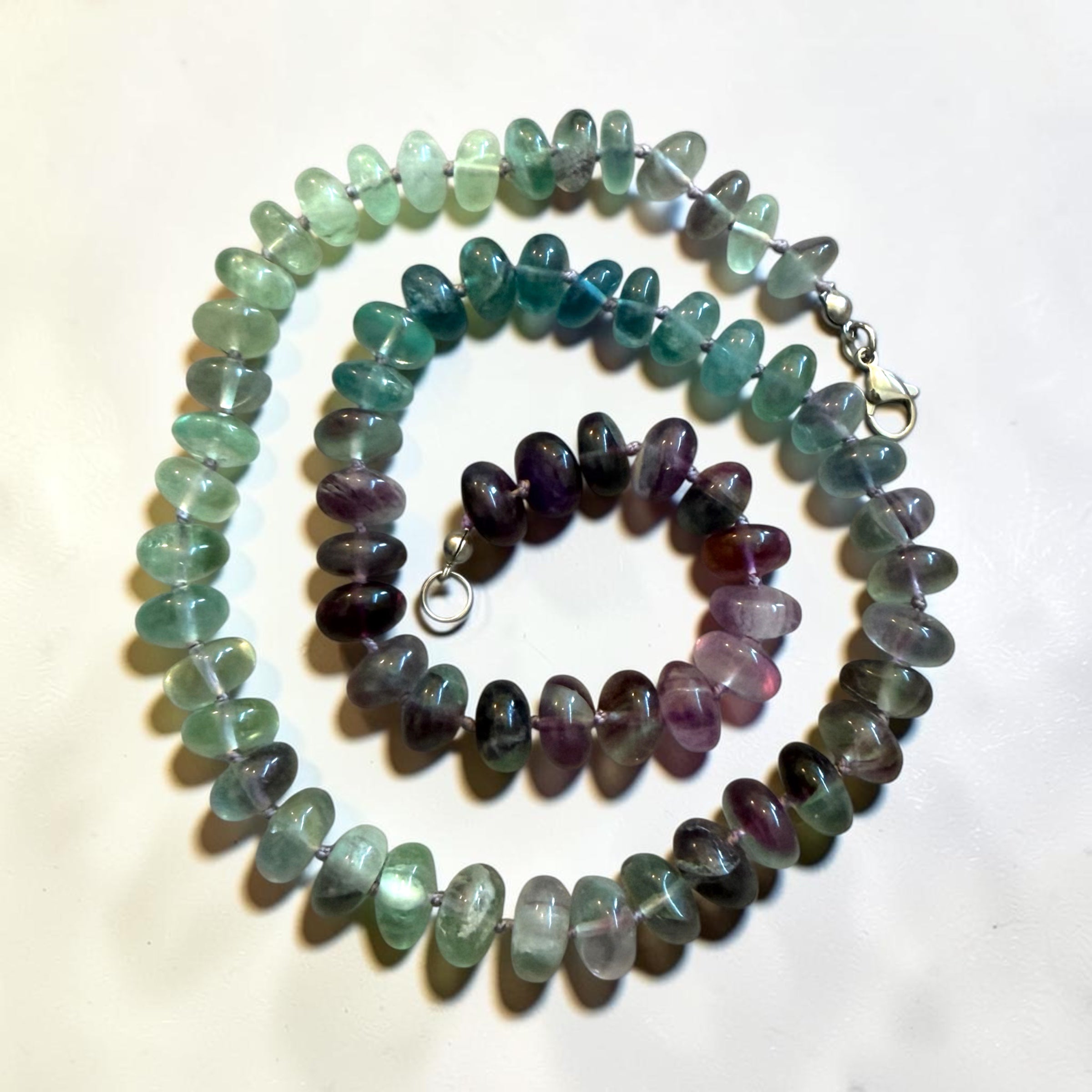 Wishing Hour Necklace | Hand-Knotted Fluorite Necklace