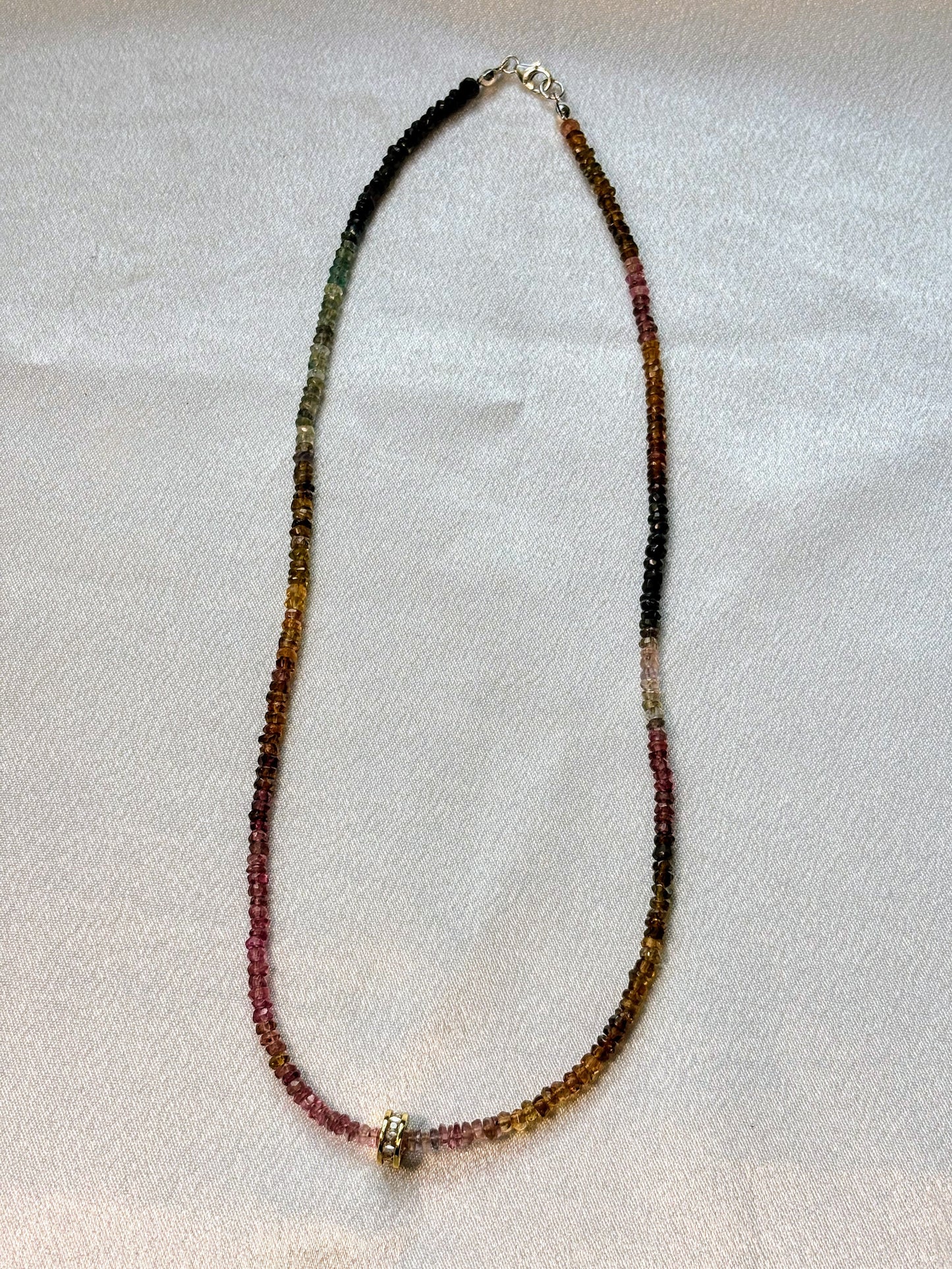 Cosmic Confetti Tourmaline Necklace | Colorful Gemstone Jewelry