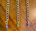 Tulip Bead Bracelet – Adjustable Czech Crystal, Citrine & Glass Beads