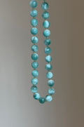 Chatoyant Green Moonstone Necklace