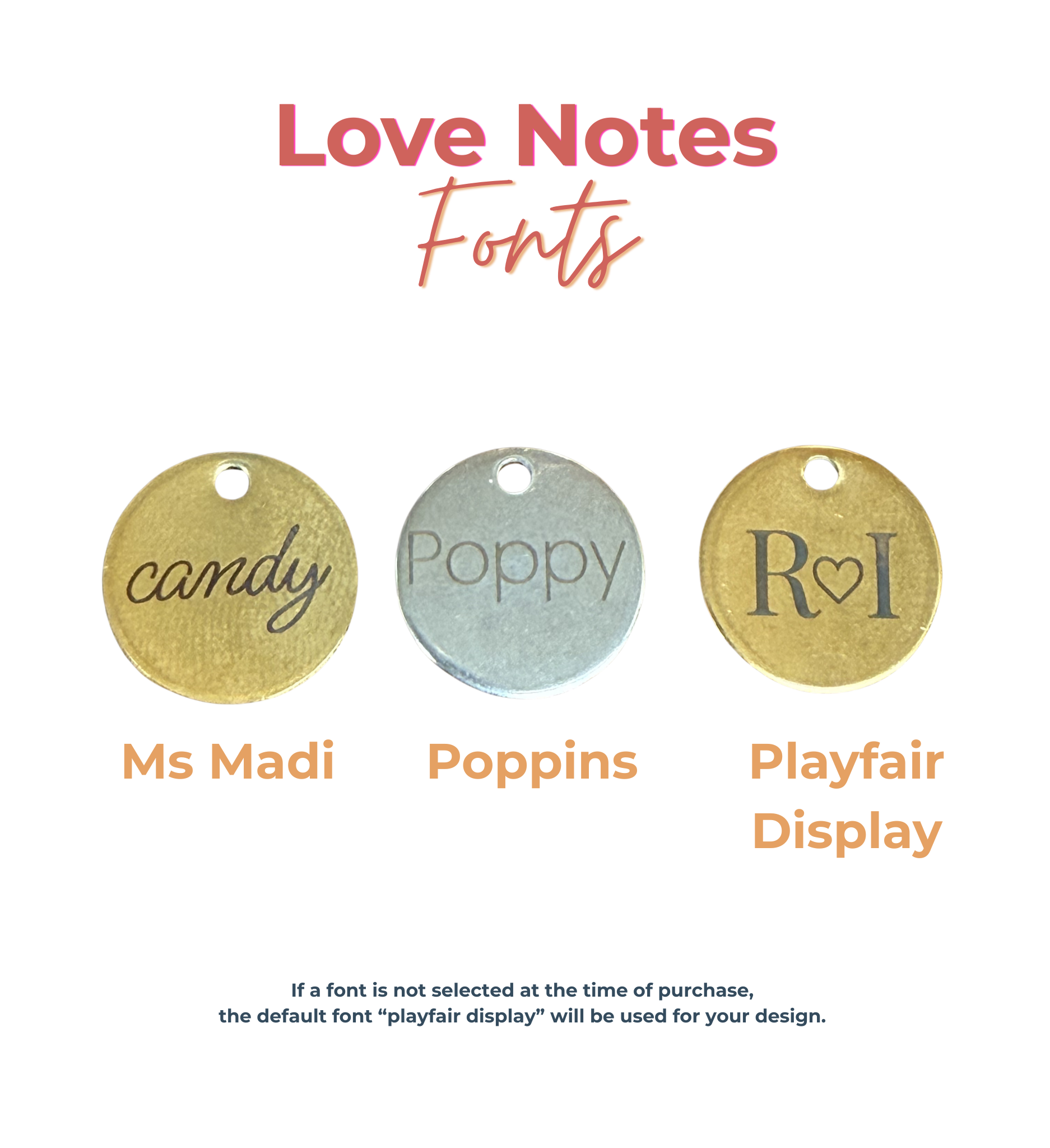 Love Notes | Custom Engraved Necklace | Personalized Charm Necklace